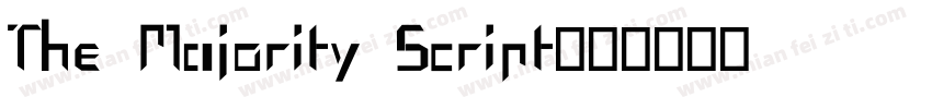 The Majority Script字体转换